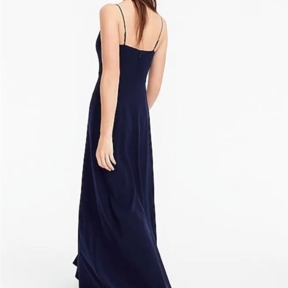 J Crew Drapey Spaghetti-strap Dress with Side-slit sz12 NWT - Picture 2 of 7